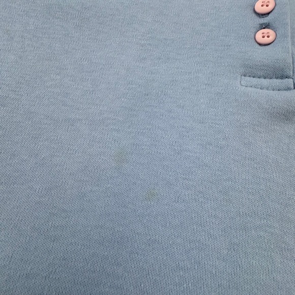 Sport by David Smith Creations Womens Blue Pink Rose Embroidered Polo Shirt XL - Picture 8 of 12